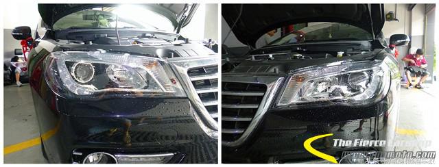 天生灯光不足唯有后天补救,长城C50升海拉五透镜、黄金眼雾灯