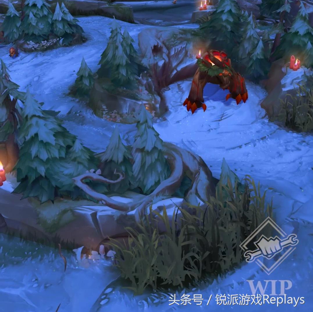 英雄联盟冰雪大峡谷地图,英雄联盟冰雪节地图