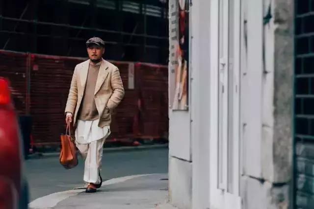 男装痞帅街拍西装杀,街拍成熟男装搭配图