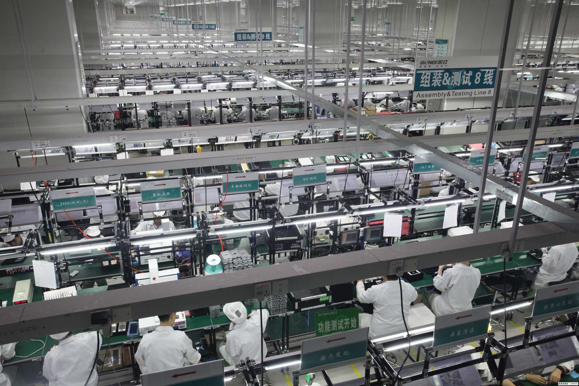 金立手机工厂现在状况,金立手机厂实拍