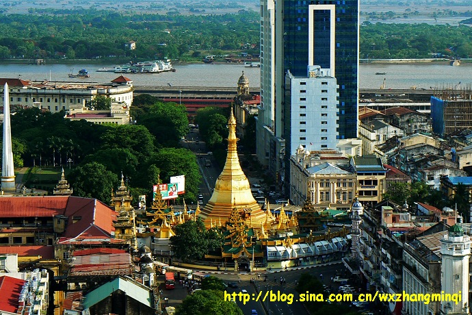 缅甸最大城市仰光风景,仰光曾经的繁华