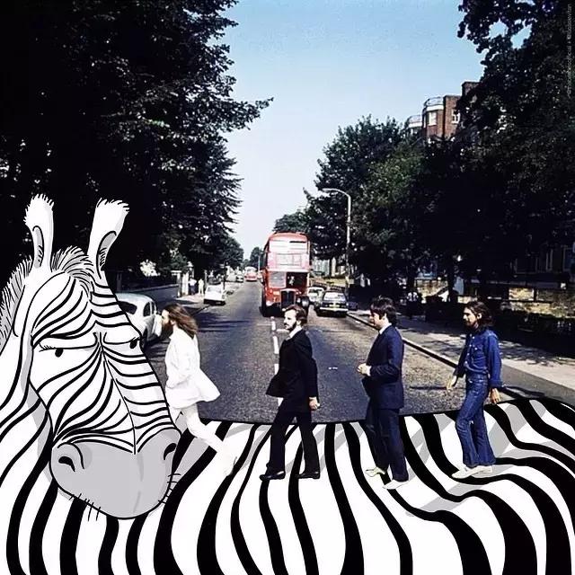 当涂鸦与时尚的元素相结合,插画和创意结合图片