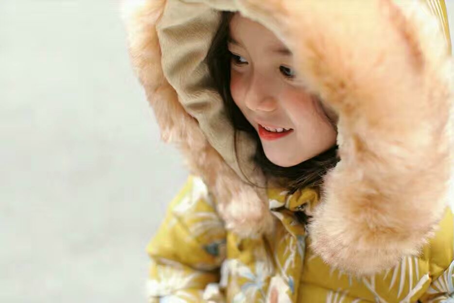 女大童冬季韩系穿搭,韩国女童时尚冬季穿搭