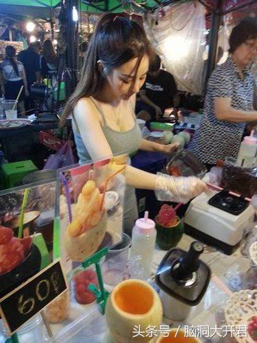 泰国最美果汁西施,泰国果汁西施最火的视频