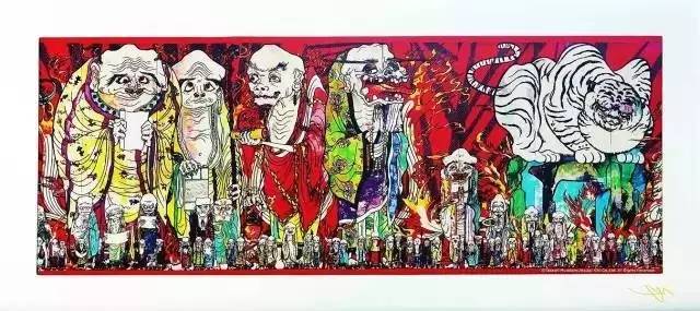 明星收藏的村上隆作品,村上隆作品有没收藏价值