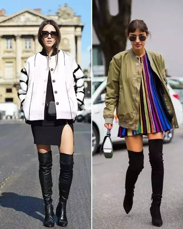 过膝潮流长筒靴不会滑,今年冬季过膝靴还流行么