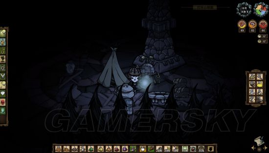 饥荒联机版洞穴远古科技塔在哪,饥荒联机版洞穴远古科技魔光护符