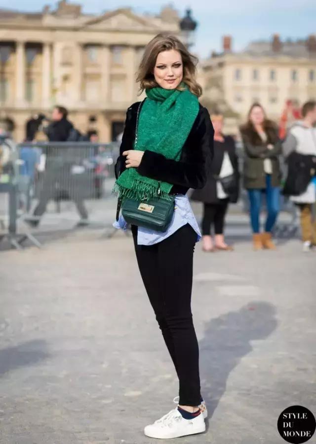 杨幂同款的围巾真洋气,杨幂同款格子围巾