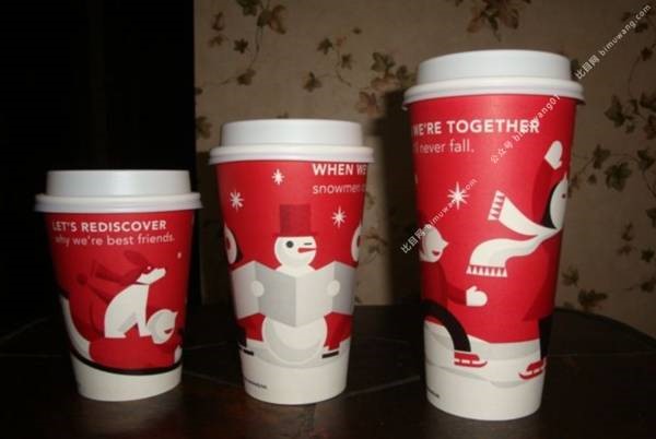 星巴克圣诞杯分析,星巴克圣诞红杯变化