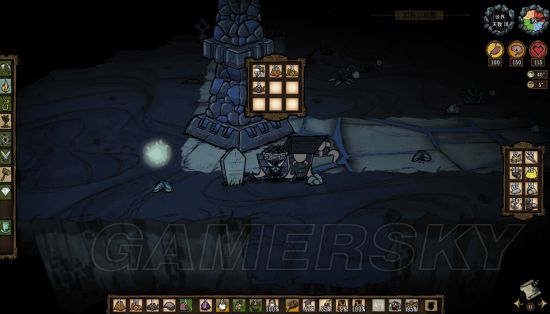 饥荒联机版洞穴远古科技塔在哪,饥荒联机版洞穴远古科技魔光护符