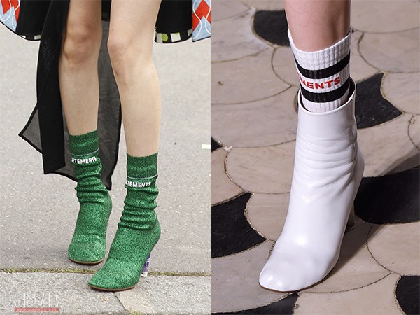 vetements及腰长靴,vetements袜子鞋白