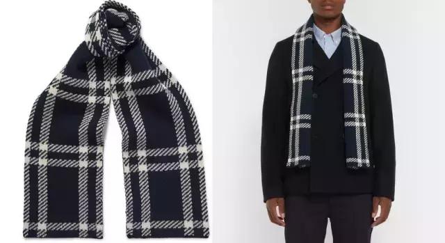 杨幂同款蓝色围巾,杨幂最新同款围巾