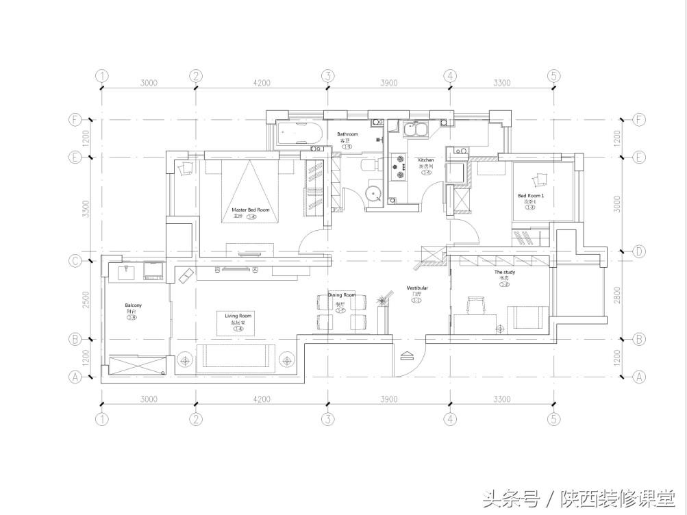 高层100平装修房子现代简约,楼房装修南北通透100平