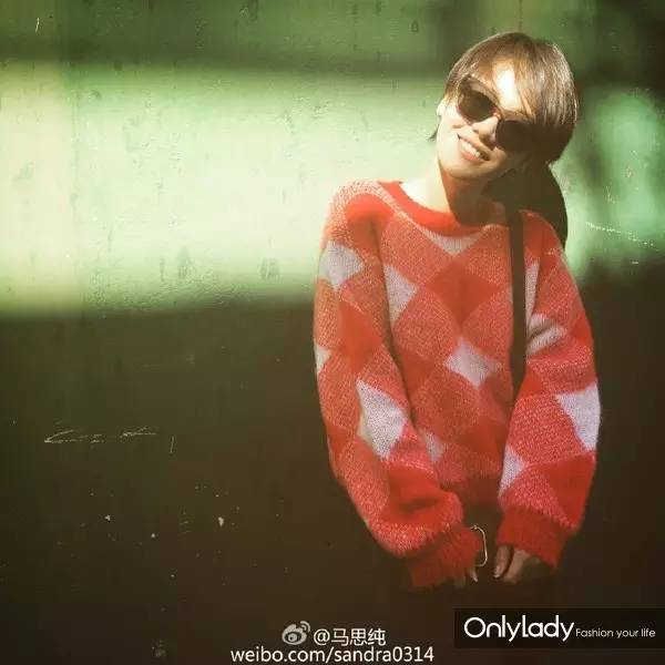 学到了马思纯的微笑,马思纯的微笑太迷人