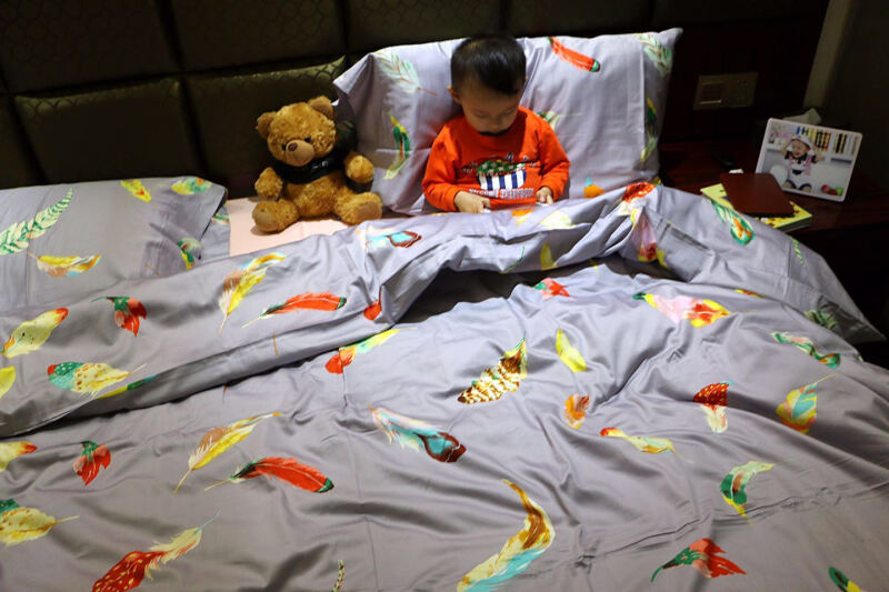 享受美好生活每一秒，梦特娇长绒棉活性印花四件套