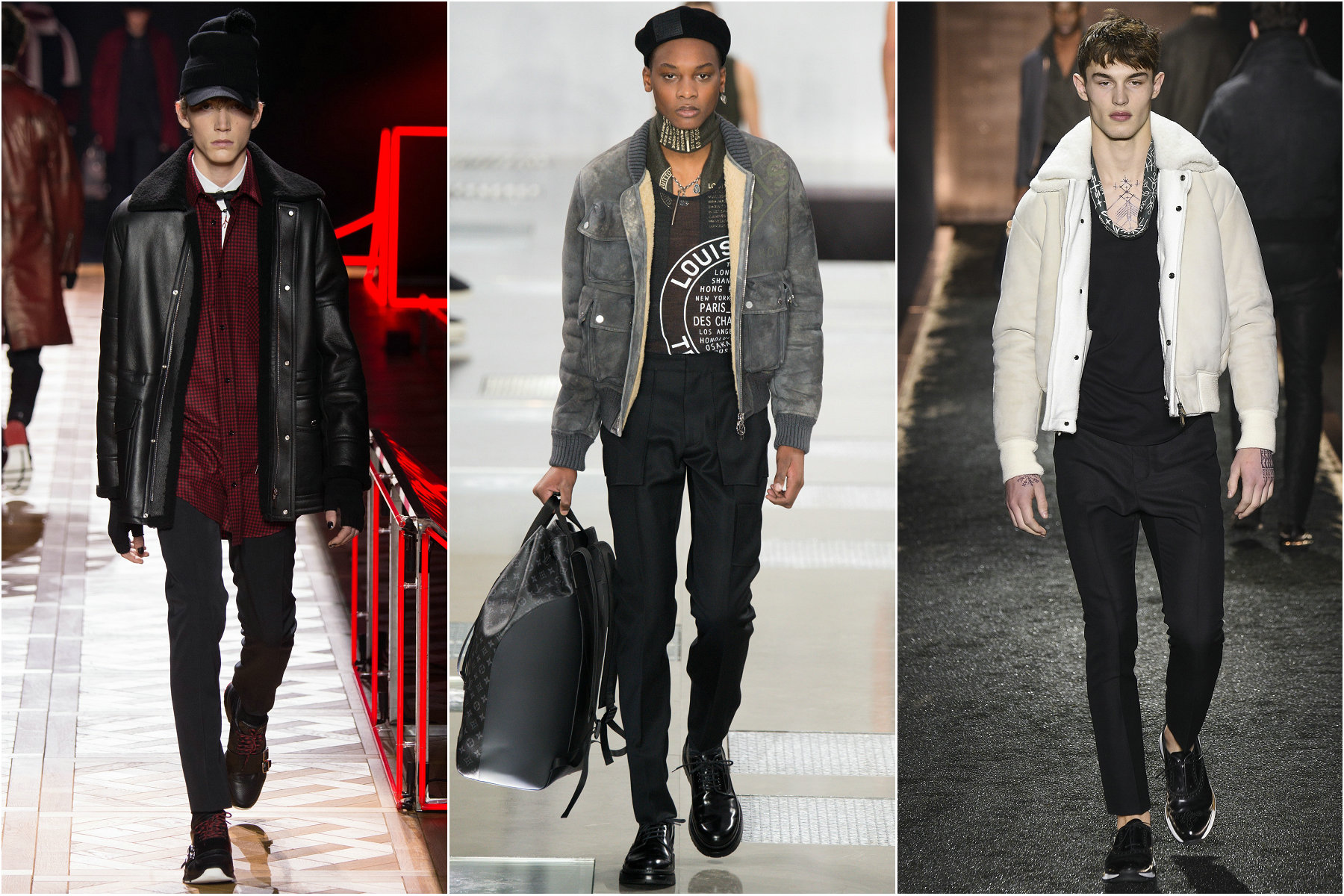 皮草羽绒搭配高级感冬天,真正皮毛一体的皮草外套