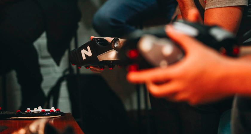 英格兰制造！newbalance全新袋鼠皮足球鞋