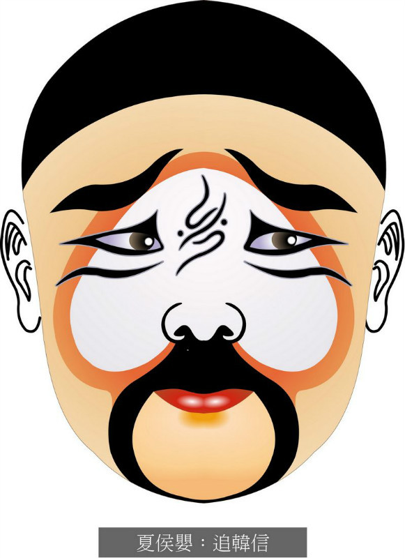 国粹脸谱重组画,国粹创意经典脸谱