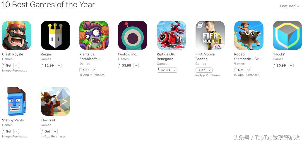 applestore年度游戏,iosappstore推荐游戏