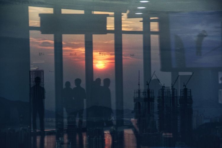 云上厦门看厦门夜景,海上看厦门