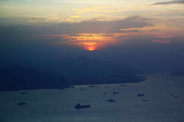 云上厦门看厦门夜景,海上看厦门