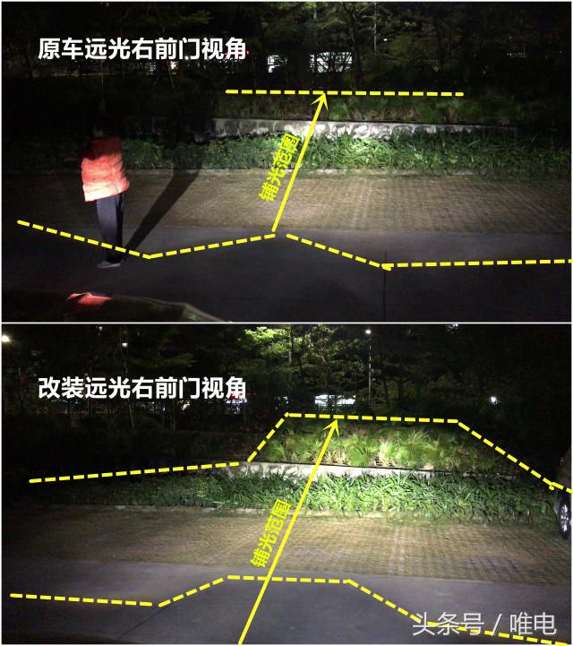 比亚迪唐大灯远光位改装,比亚迪唐改海拉5透镜