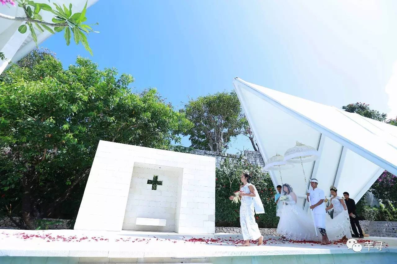 巴厘岛水之教堂,被上帝保佑的地方