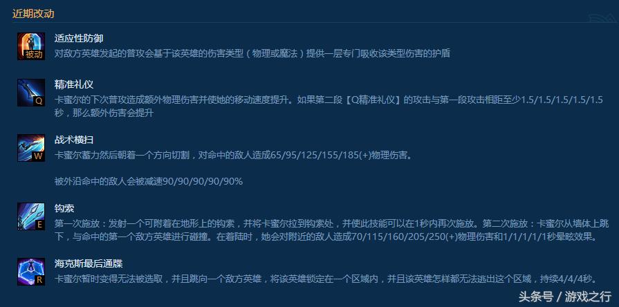 适合青钢影卡蜜尔的id,lol青钢影卡蜜尔视频