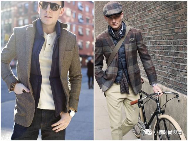 中长款带帽羽绒背心叠穿搭配,羽绒背心加袖子