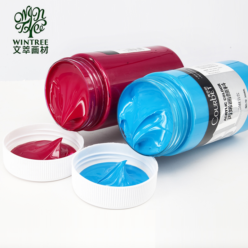 文萃丙烯颜料怎么用,文萃画材丙烯