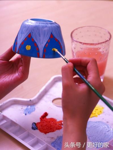 旧花盆改造收纳盒,废物利用收纳小花盆