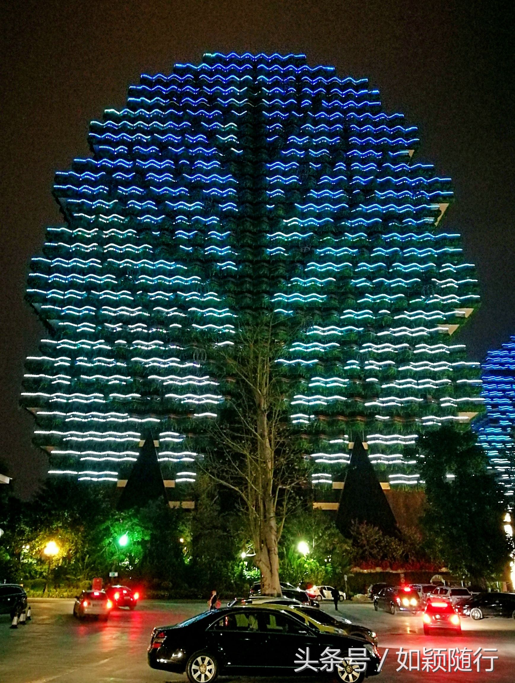 三亚金碧辉煌的地方,三亚豪华夜景