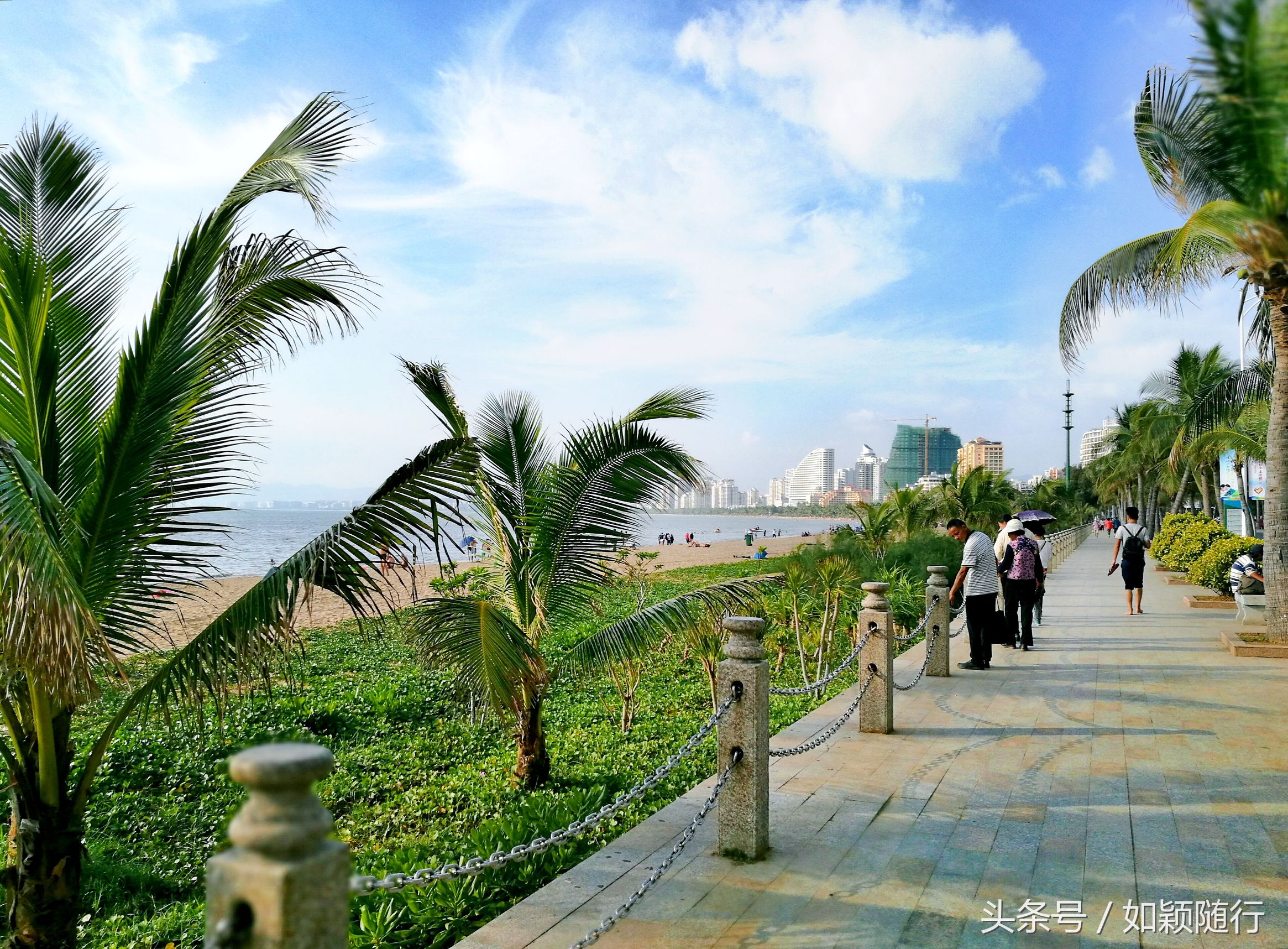 三亚地标美丽凤凰岛,三亚的凤凰岛与海花岛