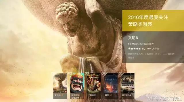 2016年有哪些好评的游戏,年度十大游戏佳作排名榜