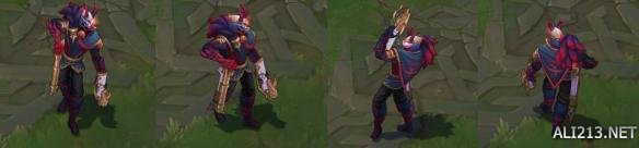 英雄联盟皎月的皮肤演示,英雄联盟腥红之月劫皮肤