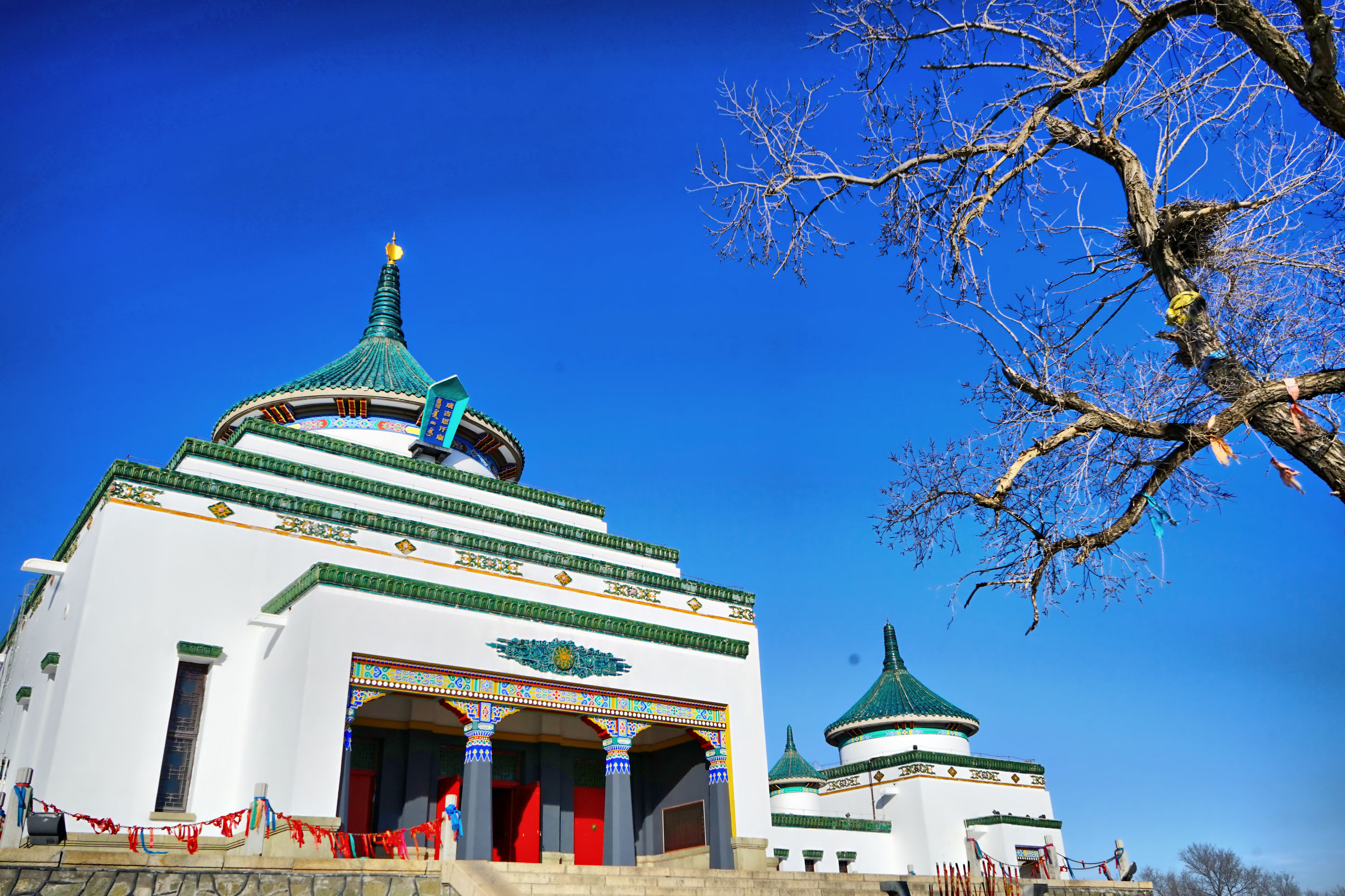 穿越内蒙古大草原雪景,来内蒙古大草原看雪