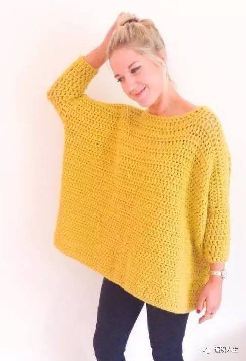 从上往下钩毛衣教程大全,钩毛衣从头往下详细的讲解