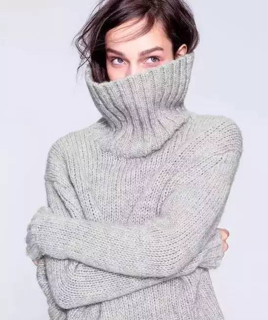 脸大的男生适合高领毛衣吗,脖子短粗穿高领毛衣好看吗