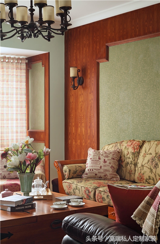 美式装修风格全屋效果图石家庄市,装修设计小户型80平两室石家庄