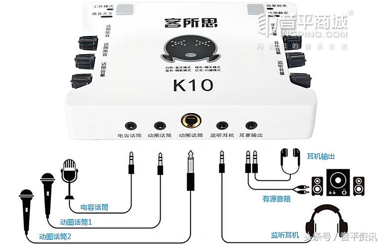 客所思kx6s声卡卡拉ok,客所思kx-2传奇版声卡