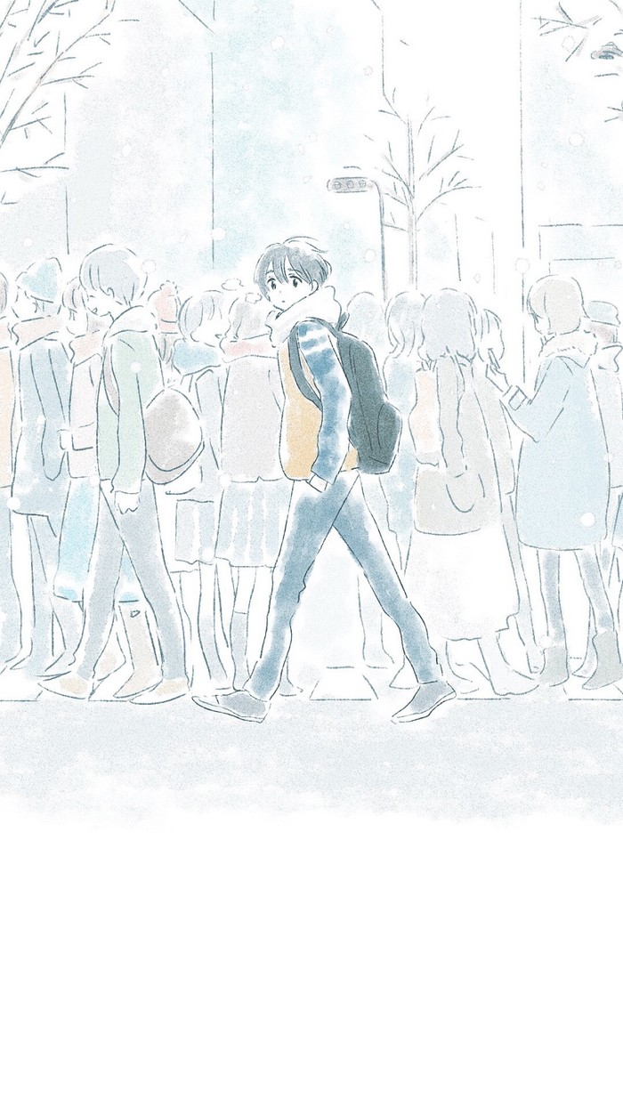 二次元壁纸动漫美女风景,二次元卡通壁纸手绘