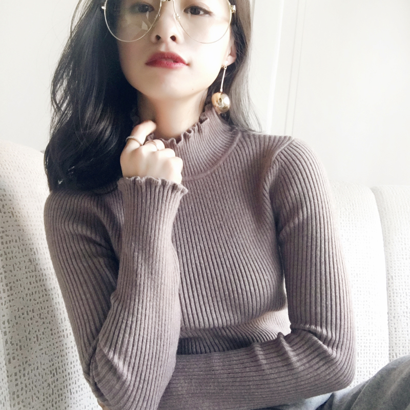 毛衣衬衫2019开春最爆表穿搭方法,内搭毛衣过年穿搭女高级感40岁