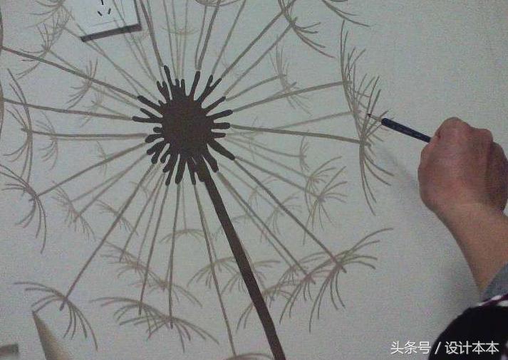 简单手绘电视背景墙图片大全,电视背景墙简单手绘