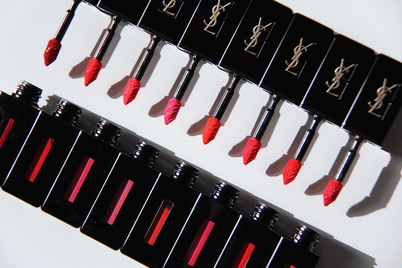 ysl黑管唇釉试色大全集,ysl黑管唇釉试色大全