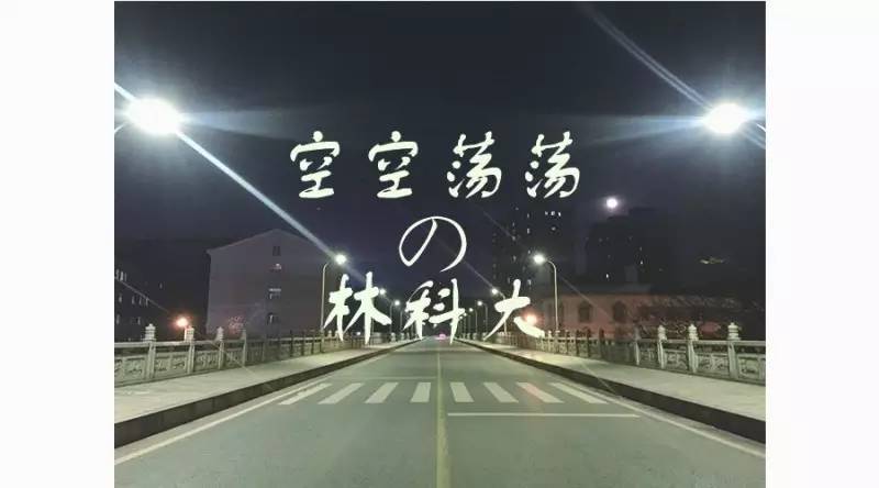 寒假提前回到林科大是怎样一种体验？