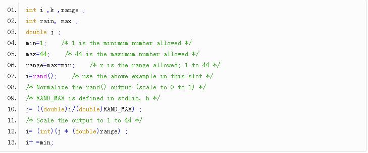 c语言二维数组生成随机数,c语言产生1-100随机数