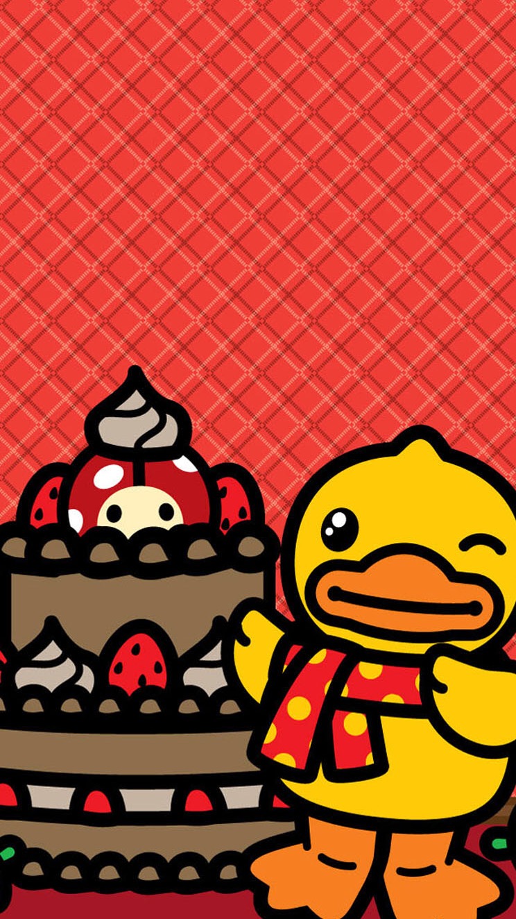 小鸭高清壁纸,黄色小雏菊壁纸