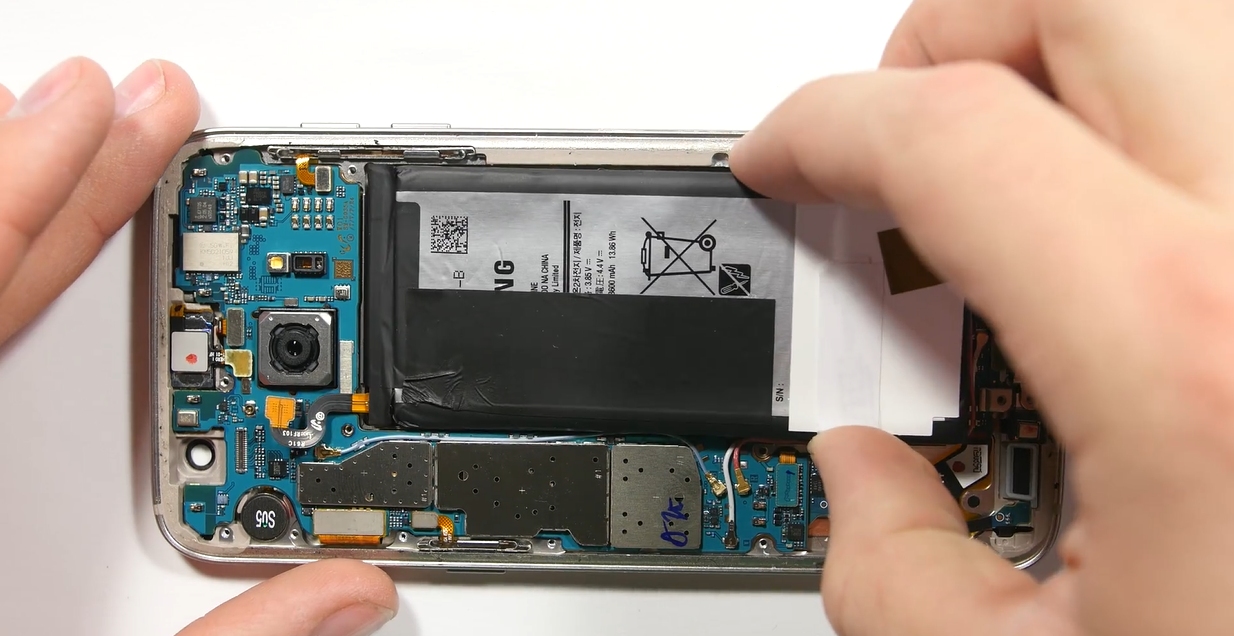 三星s7edge拆机修电源键,三星s7edge拆机视频