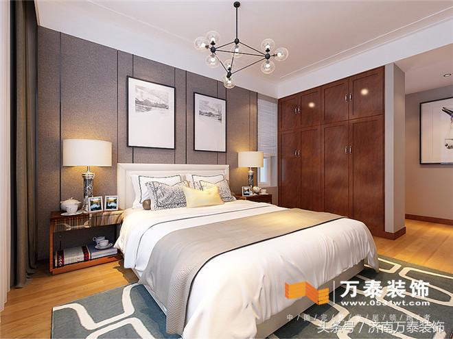 济南财富中心装修设计,120平装修风格现代简约济南