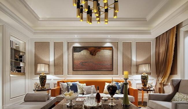 东莞格栏名筑170平新古典四室两厅样板间装修案例